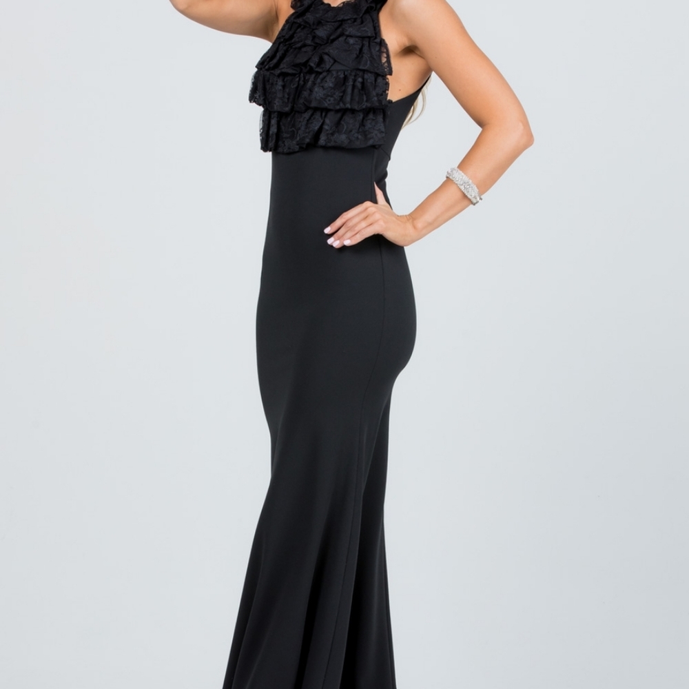 Ruffle Front Mermaid Dress